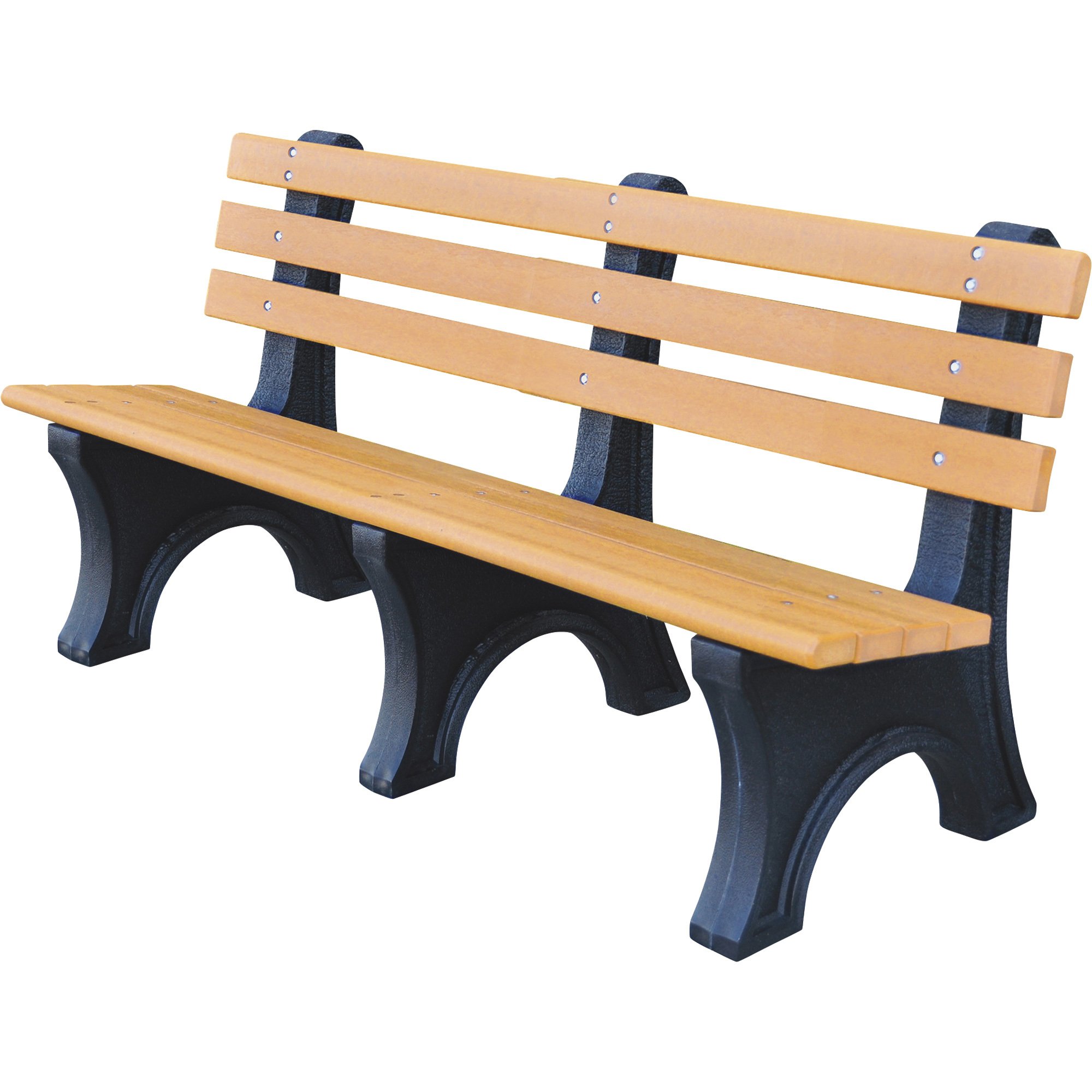 UltraSite Recycled Plastic Park Bench Kit, 6ft.